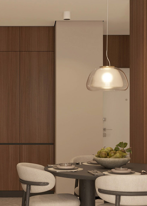 ЖК Lev Development дизайн 1 кімнатної квартири 43,30м.кв