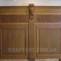 художня різьба (дуб)