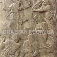 фрагмент стійки різба не лакована (дуб морений)