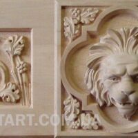 різьблена в дереві композиція